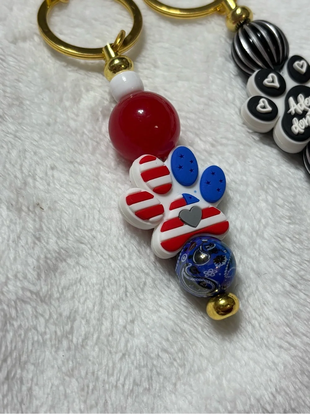 Handmade two beaded